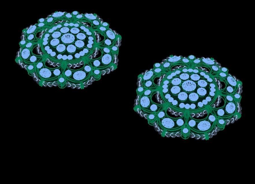 Earrings 3D print model_2