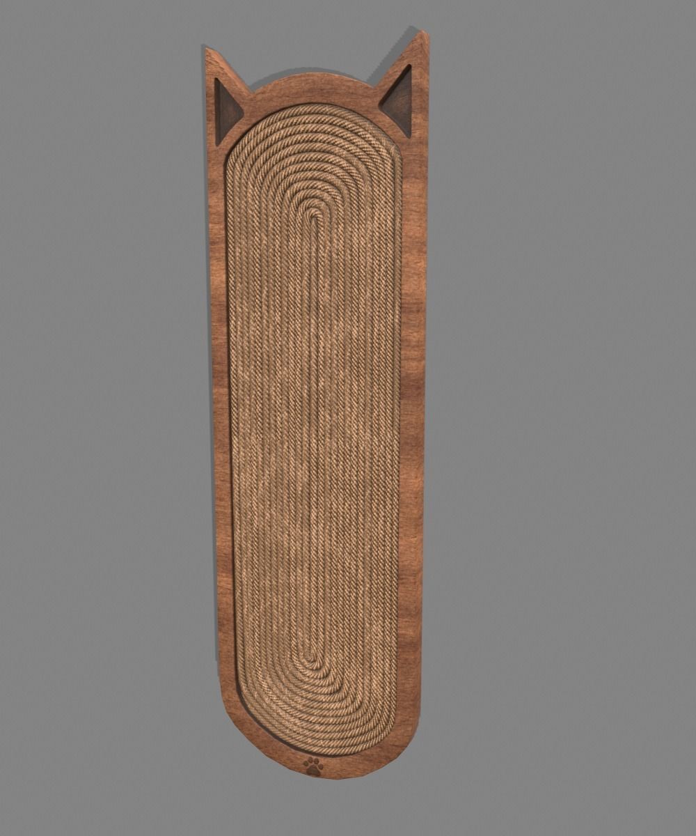 Cat Scratching Board Pbr  3D model_2