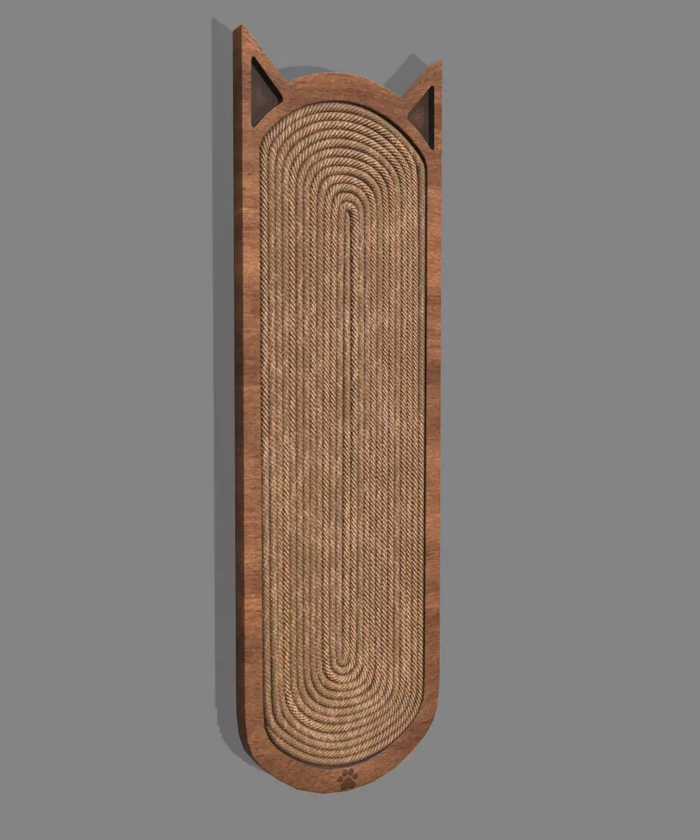 Cat Scratching Board Pbr  3D model_0