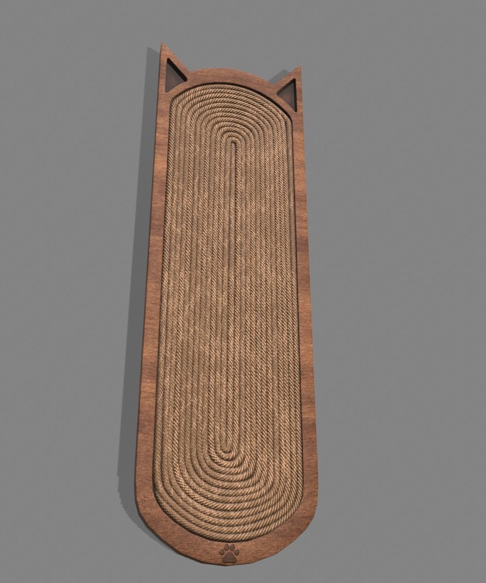 Cat Scratching Board Pbr  3D model_4