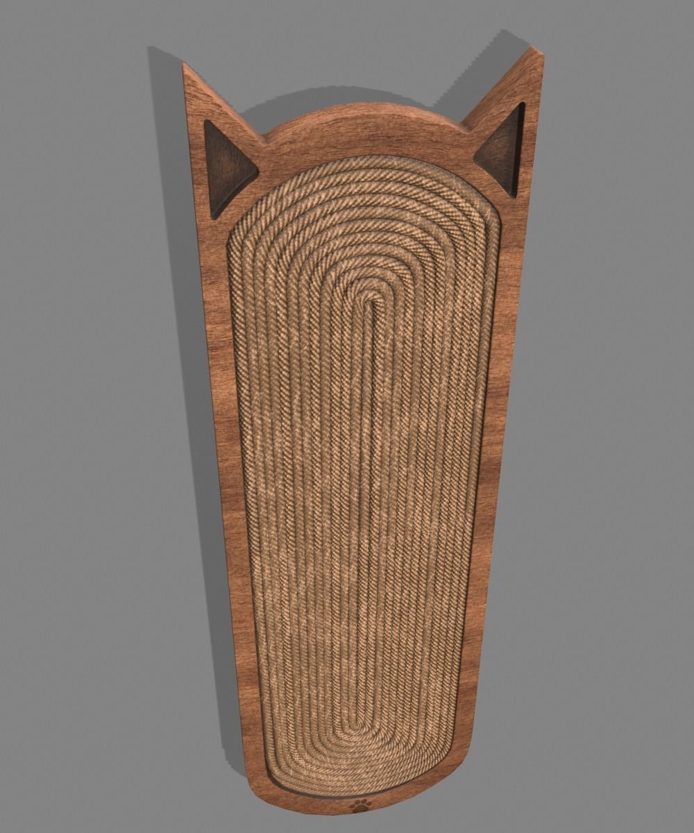 Cat Scratching Board Pbr  3D model_5