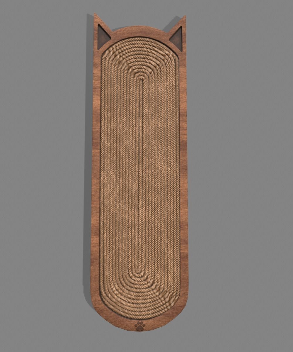Cat Scratching Board Pbr  3D model_3