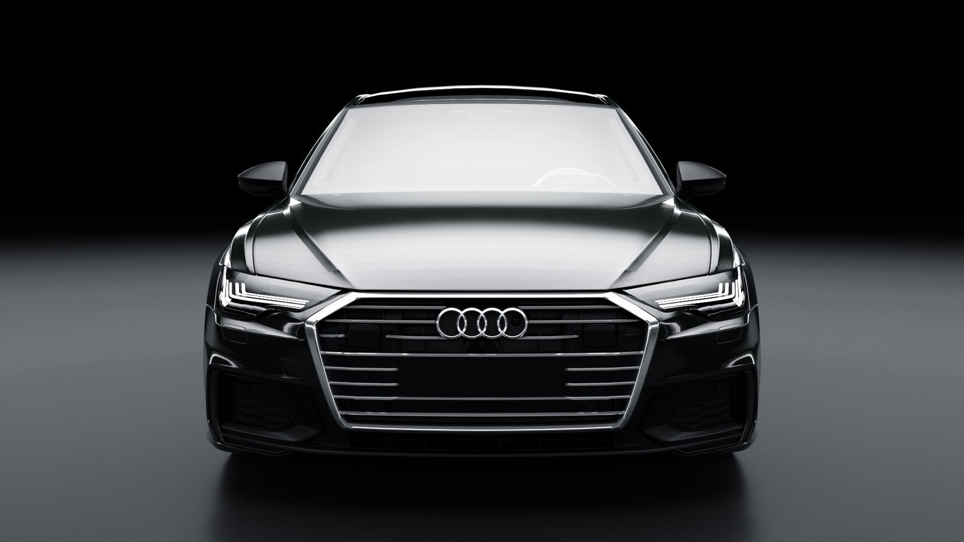Audi A6 C8 S-Line 3D model_1