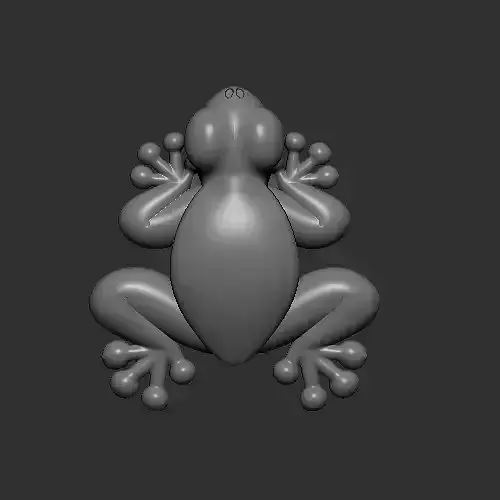 Frog model 3D 3D model