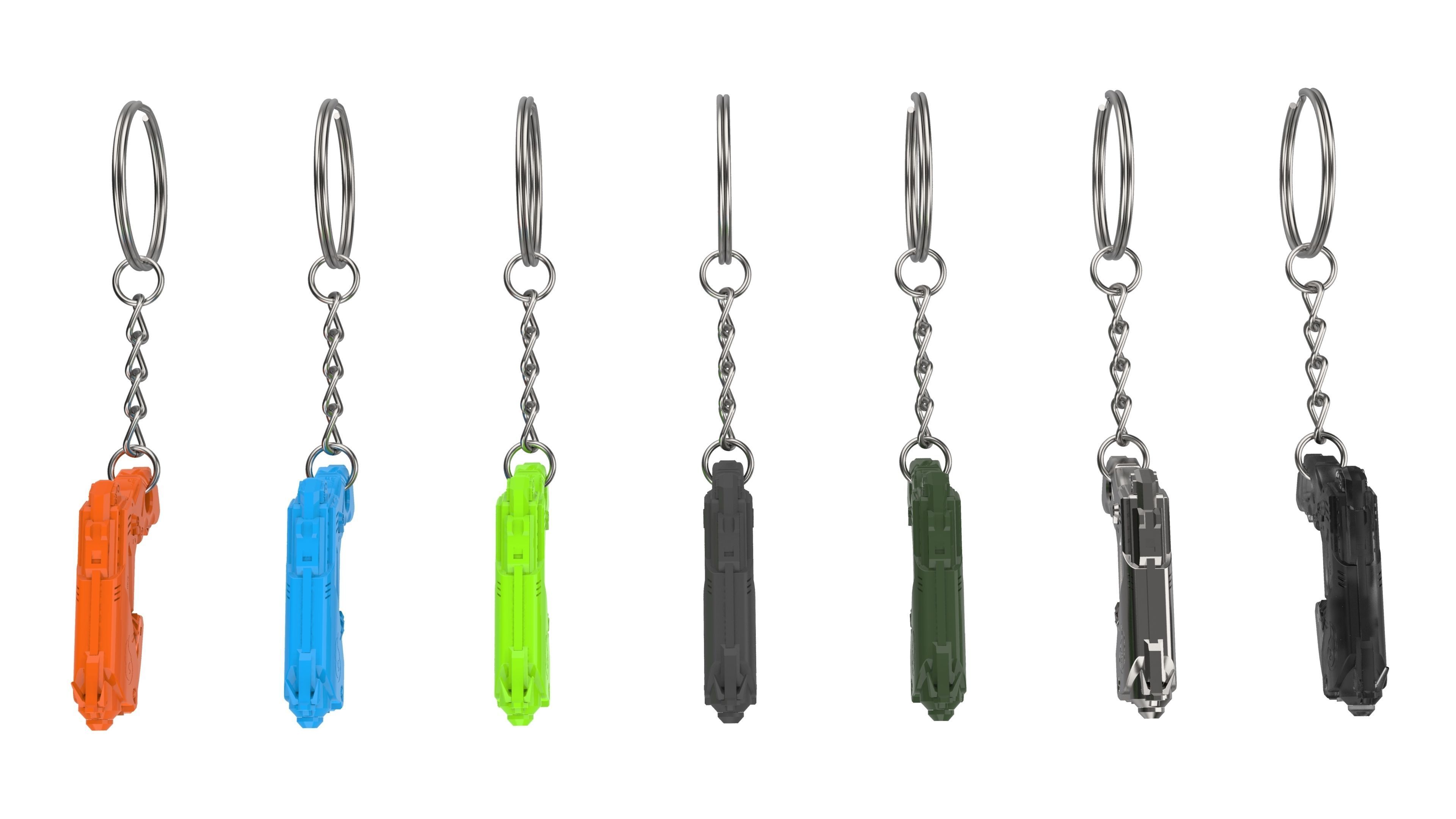 Keychain - DVa Palanquin Blaster - Overwatch - Printable - STL 3D print model_16