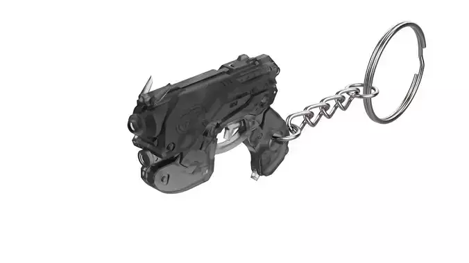 Keychain - DVa Palanquin Blaster - Overwatch - Printable - STL