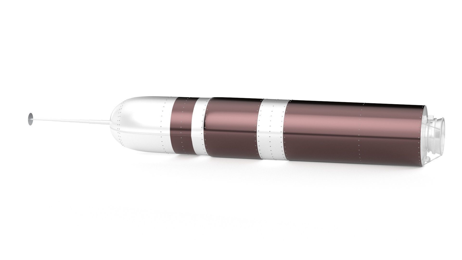 Trident D5 Submarine Ballistic Missile 3D model_17
