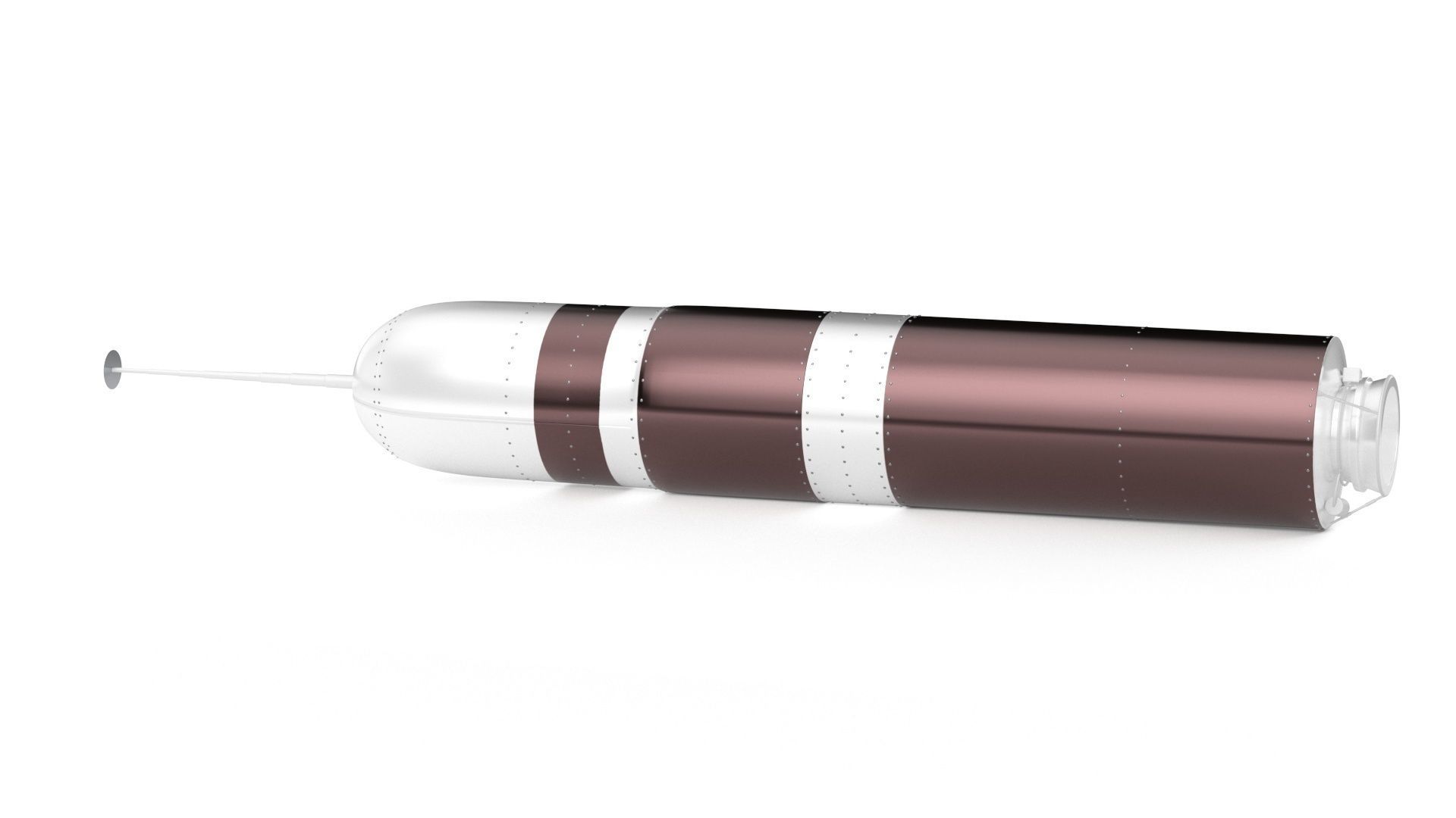 Trident D5 Submarine Ballistic Missile 3D model_16