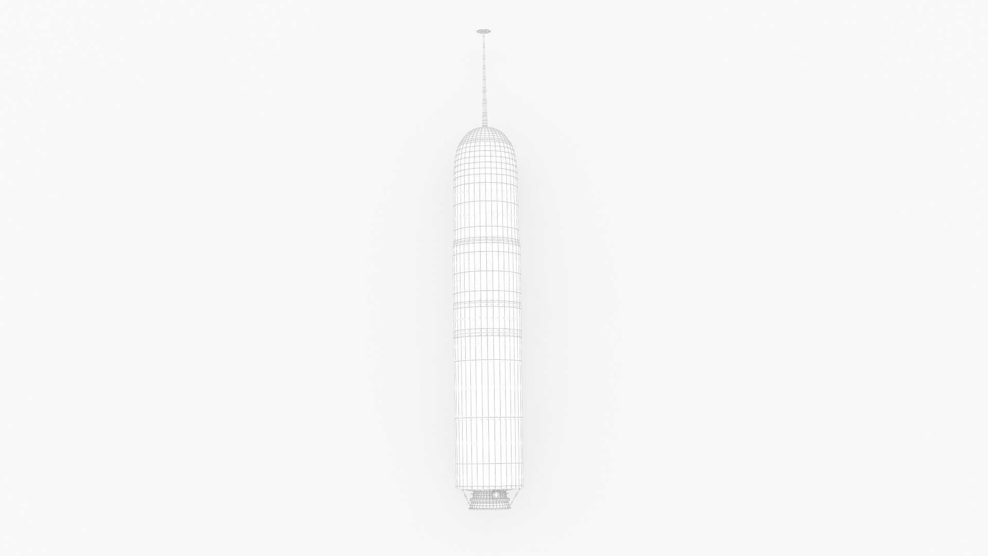 Trident D5 Submarine Ballistic Missile 3D model_12