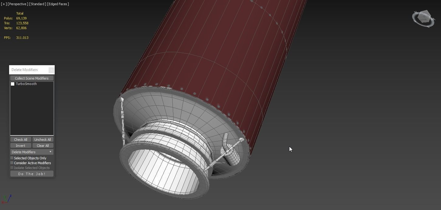 Trident D5 Submarine Ballistic Missile 3D model_4