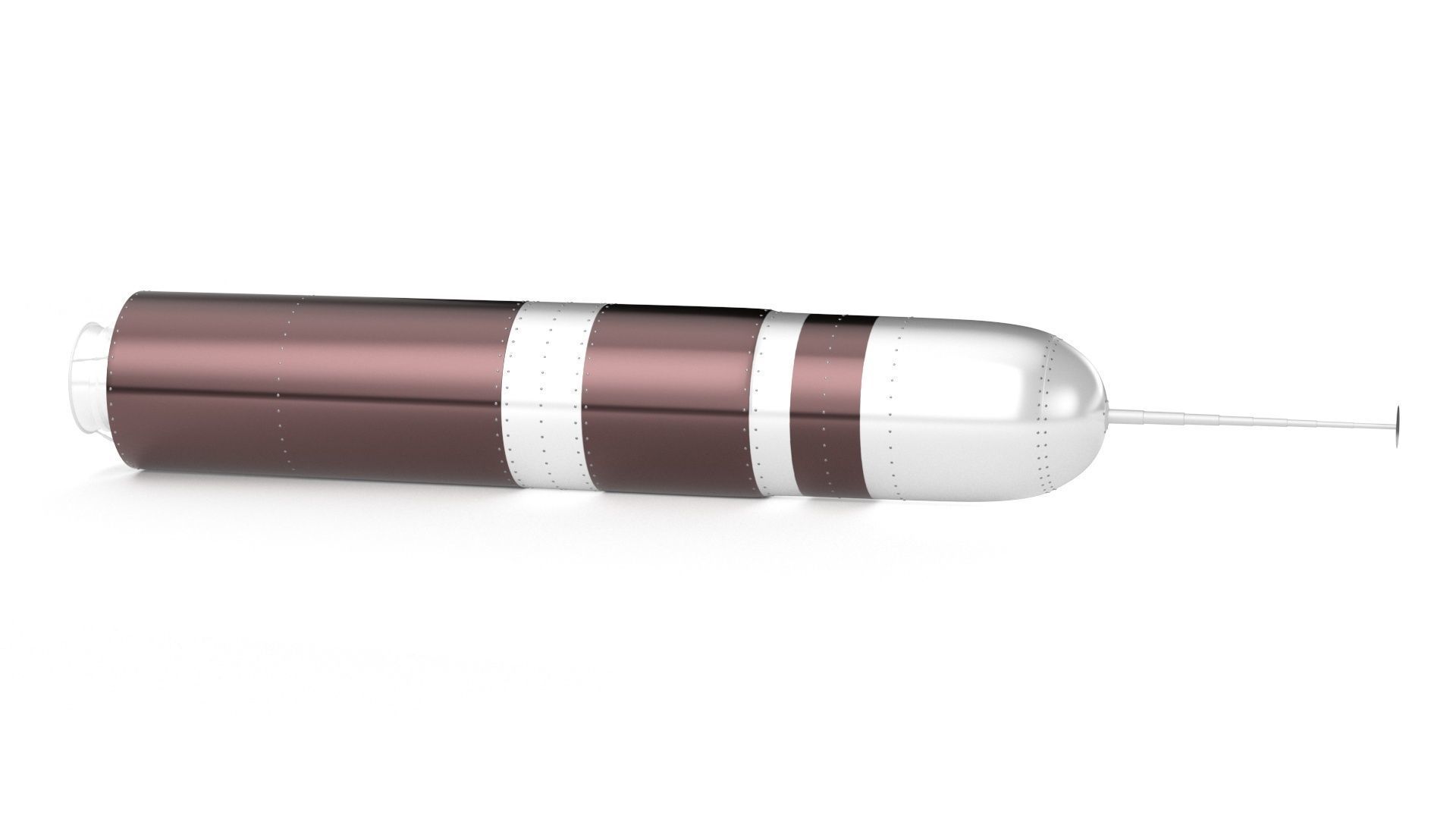 Trident D5 Submarine Ballistic Missile 3D model_25