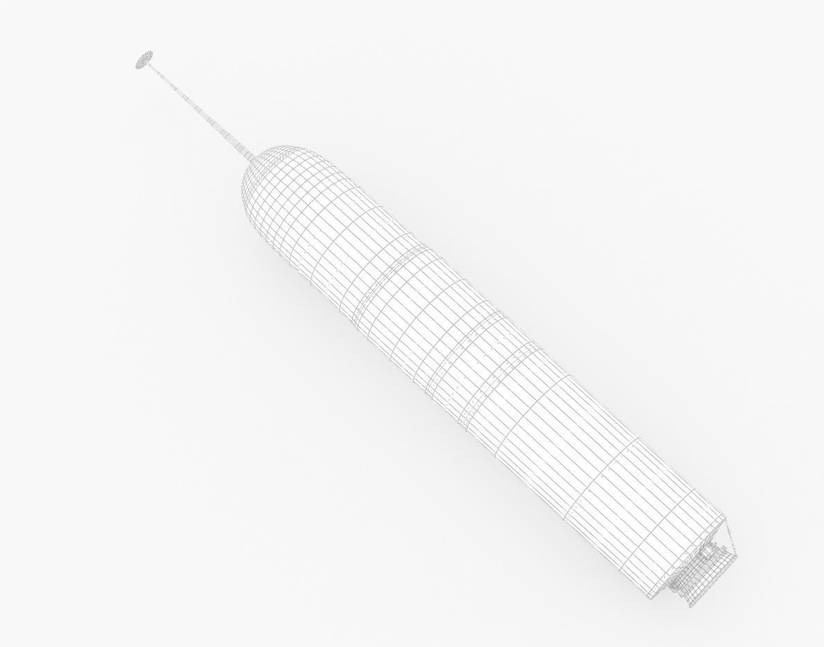 Trident D5 Submarine Ballistic Missile 3D model_37