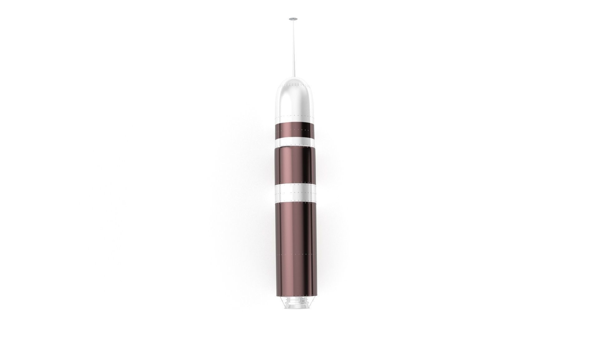 Trident D5 Submarine Ballistic Missile 3D model_11