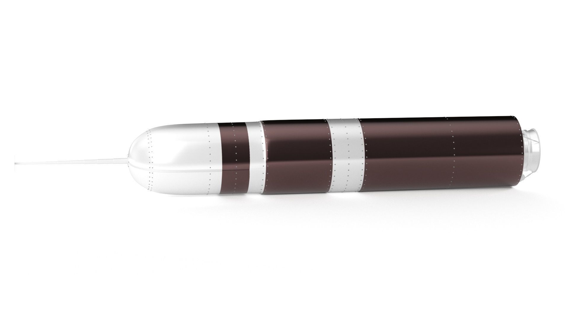 Trident D5 Submarine Ballistic Missile 3D model_19