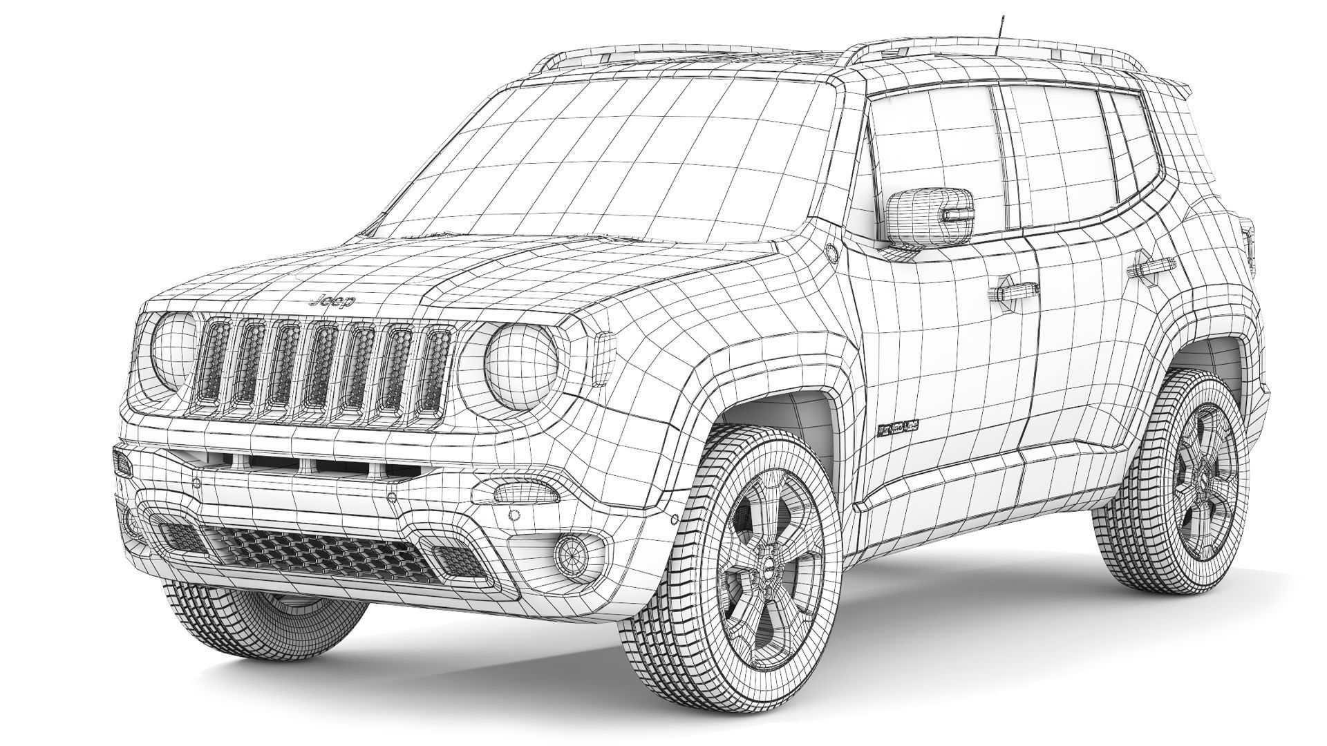 Jeep Renegade Trailhawk 2016 3D model_8
