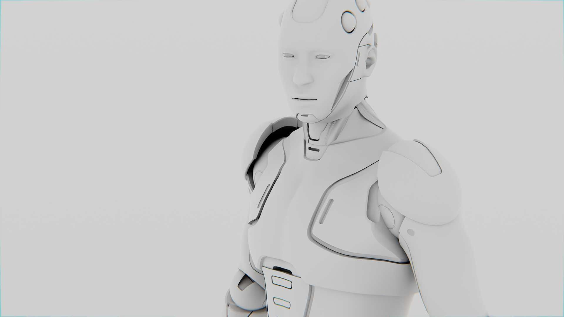 ANDROID  CRONOSH  RIGGED 3D model_30
