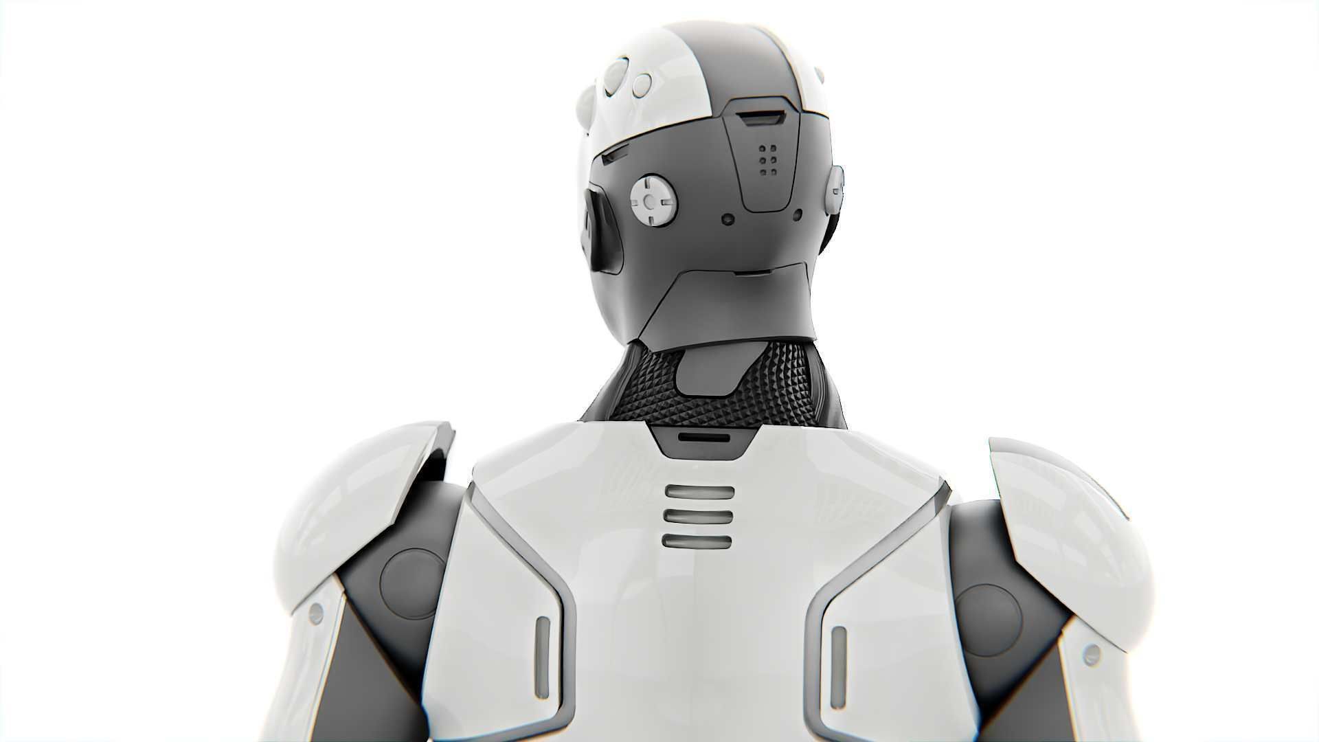 ANDROID  CRONOSH  RIGGED 3D model_17