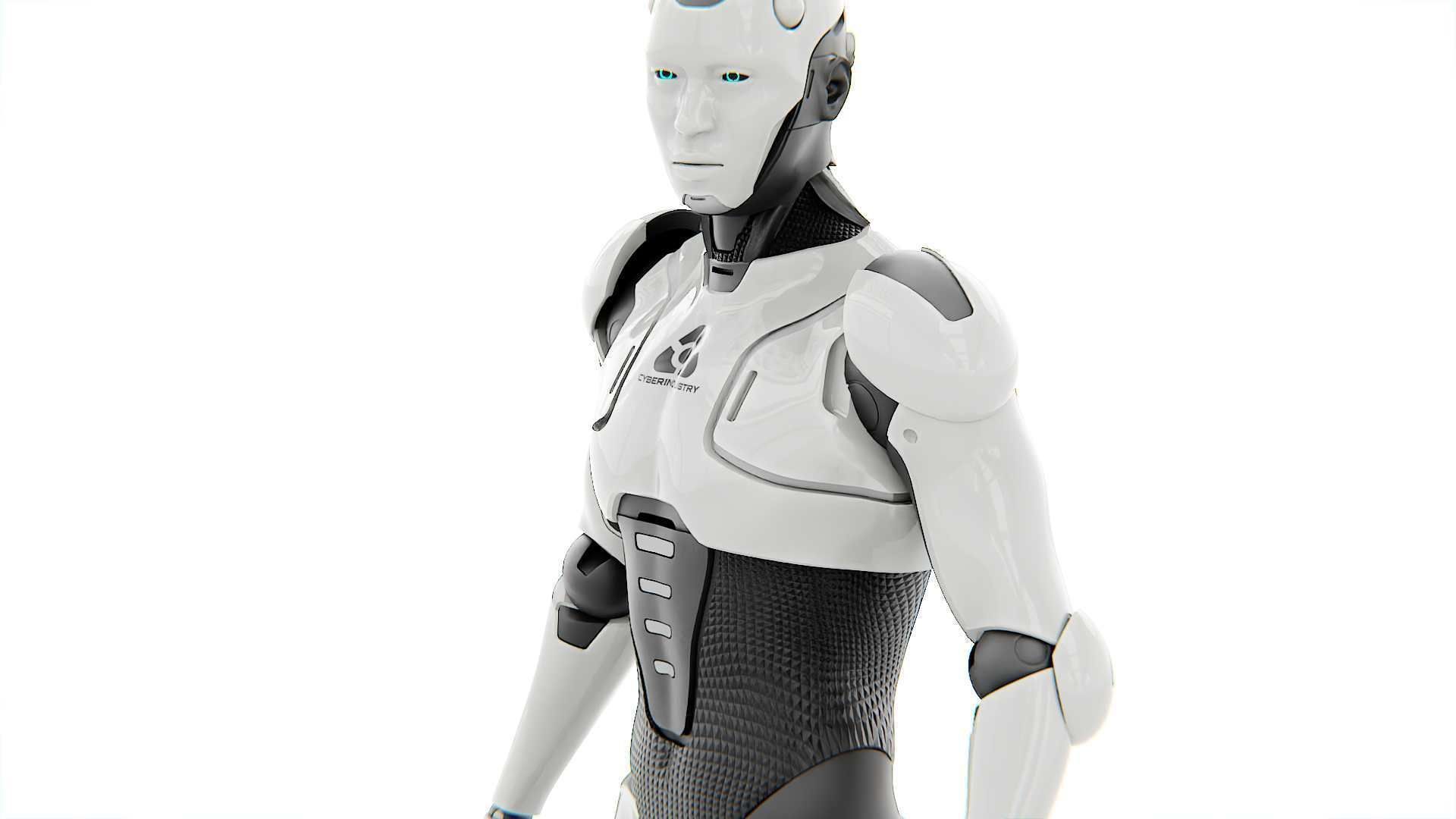 ANDROID  CRONOSH  RIGGED 3D model_15