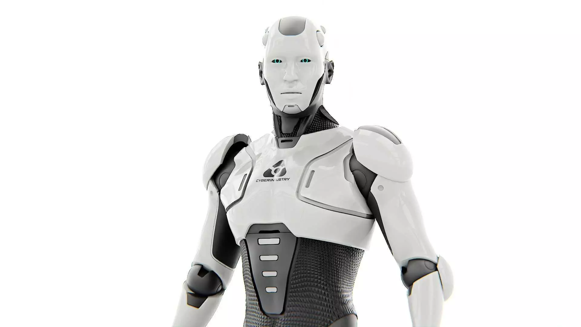 ANDROID  CRONOSH  RIGGED 3D model_0