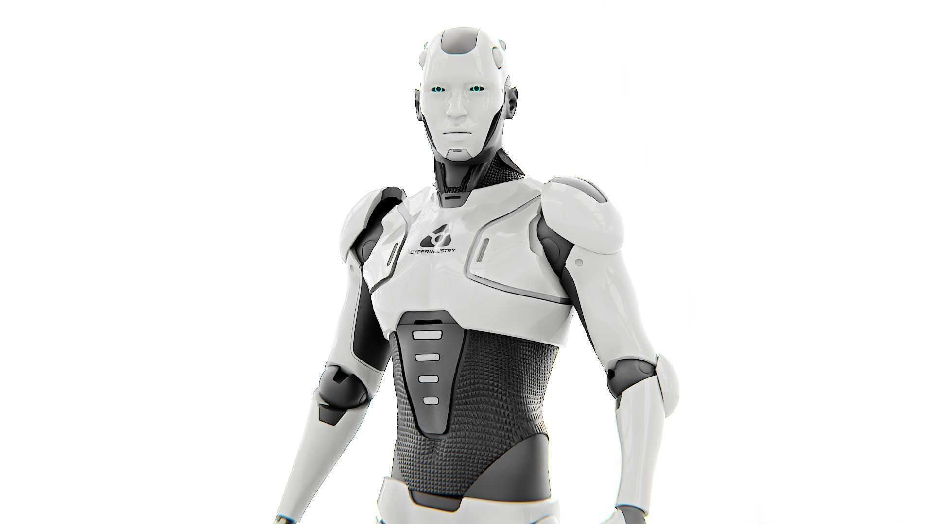 ANDROID  CRONOSH  RIGGED 3D model_1