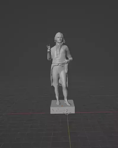 Wolfgang Amadeus Mozart  3D print model