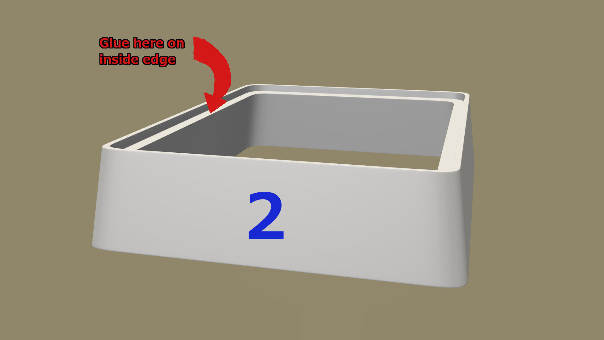 Light up headphone and phone stand 3D print model_3