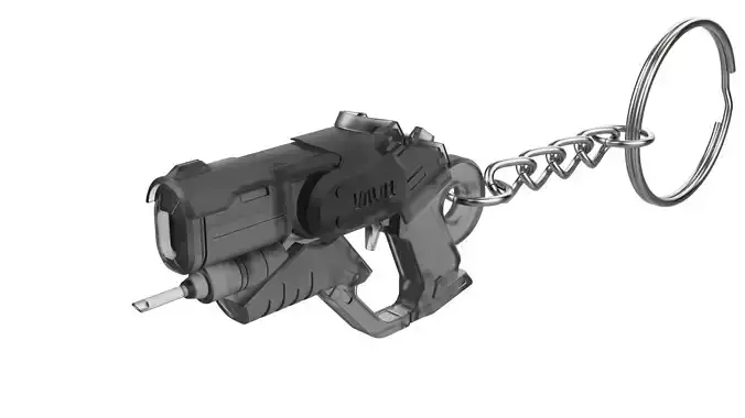 Keychain - Merci Combat Medic Ziegler Blaster - Overwatch - STL