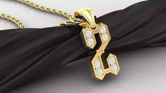 Pendant  Letter Z