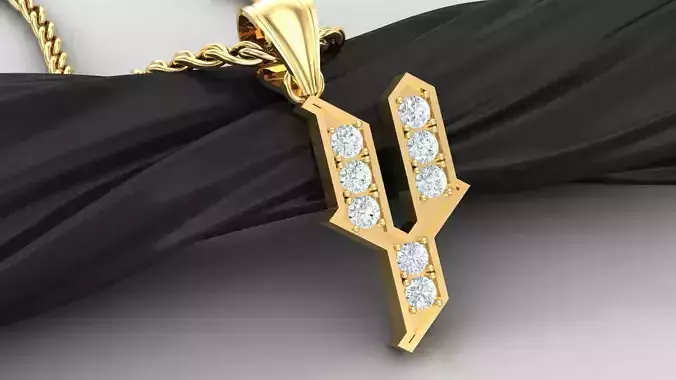 Pendant  Letter Y