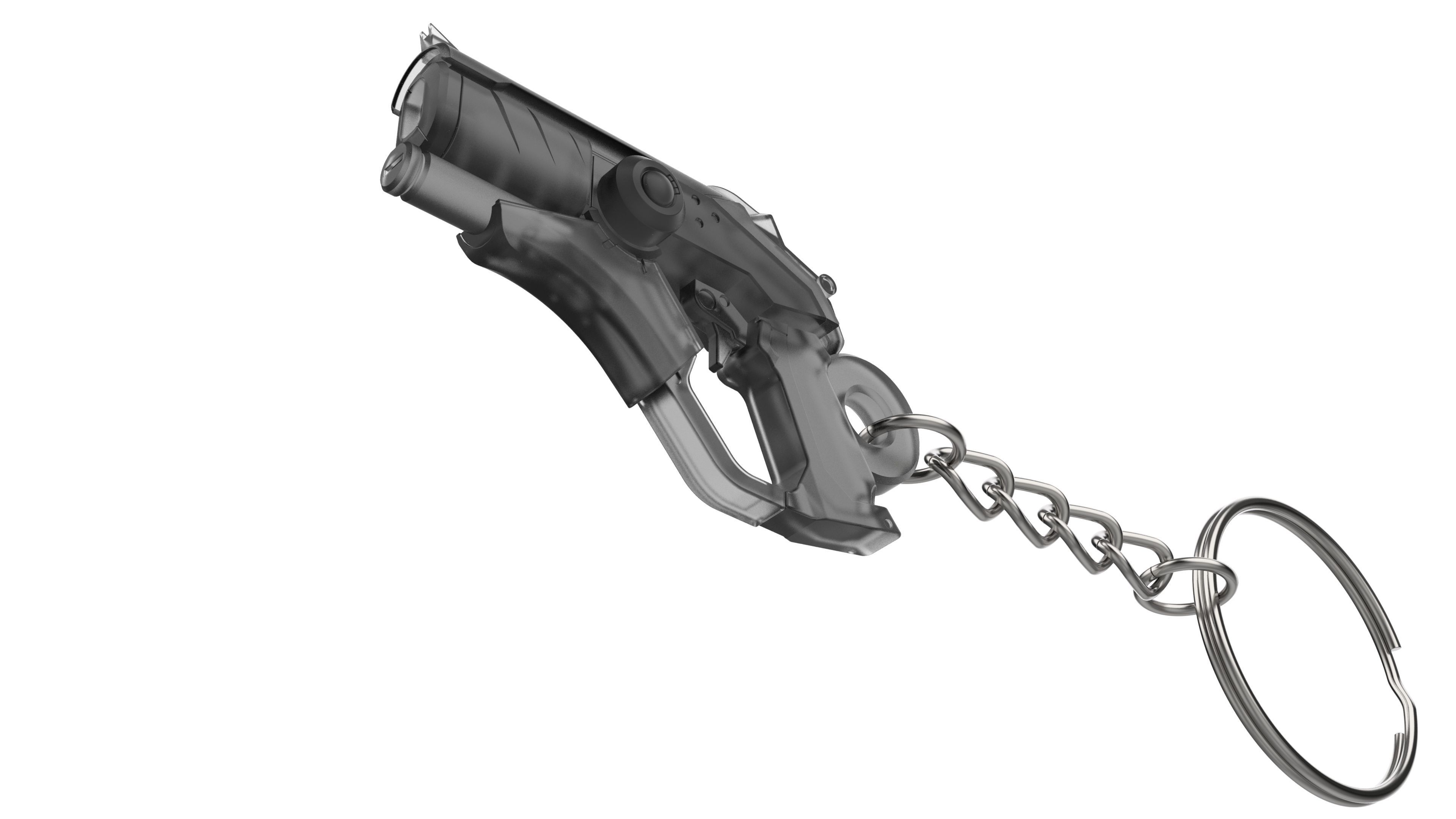 Keychain - Merci Devil Skin Blaster - Overwatch - STL 3D print model_2