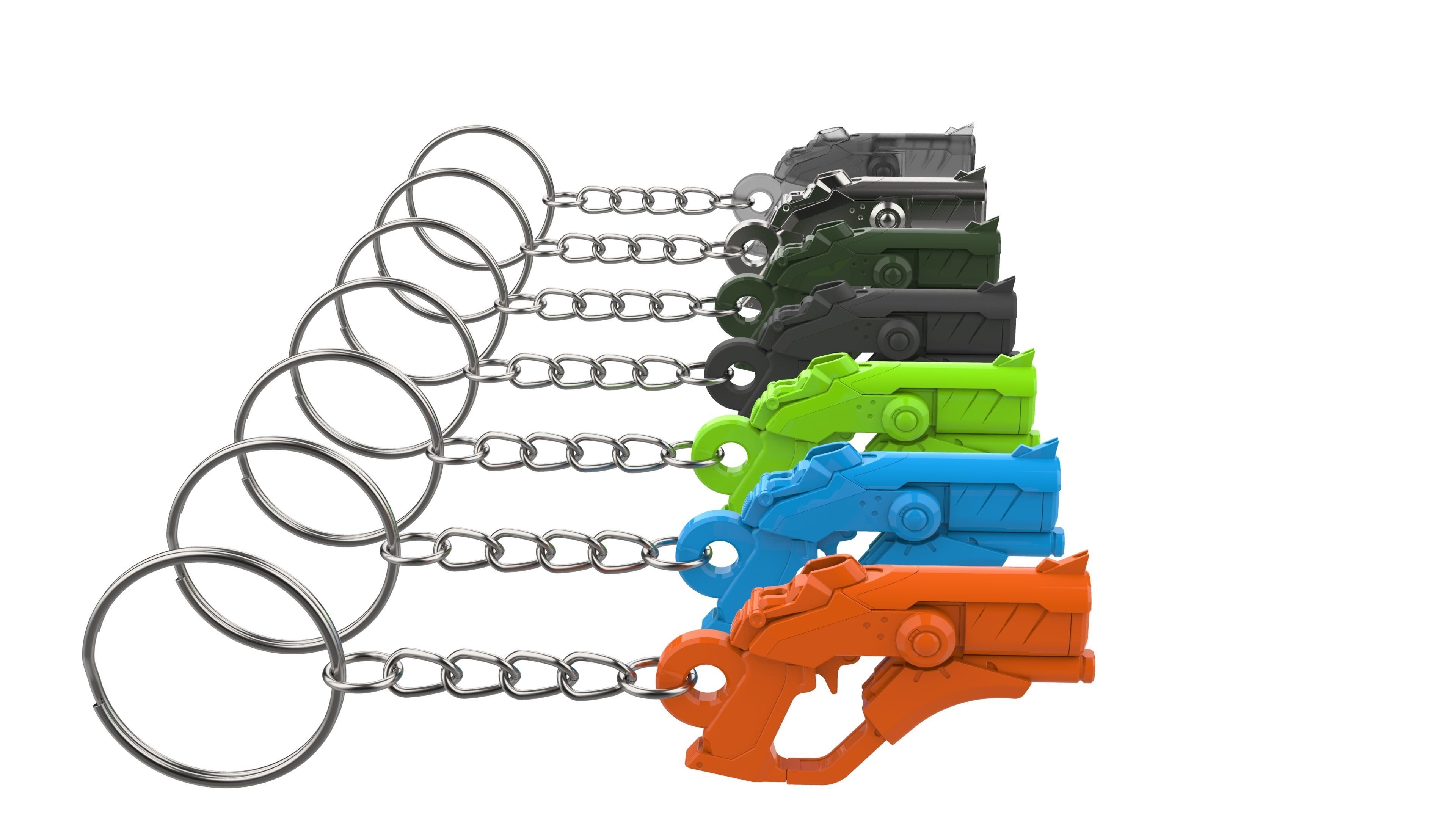 Keychain - Merci Devil Skin Blaster - Overwatch - STL 3D print model_14
