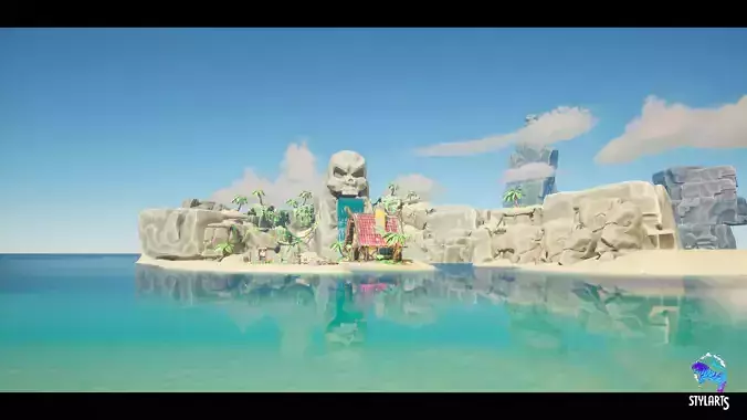 Stylized Pirate Dream Island