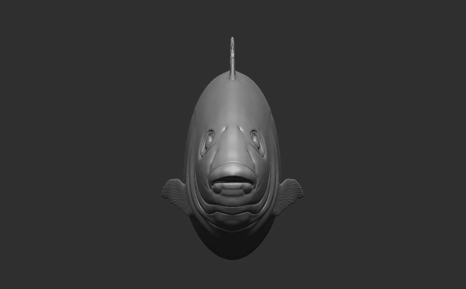Fish Animated Sea Bream 3D model_6