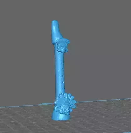 Central American Flute 3d model