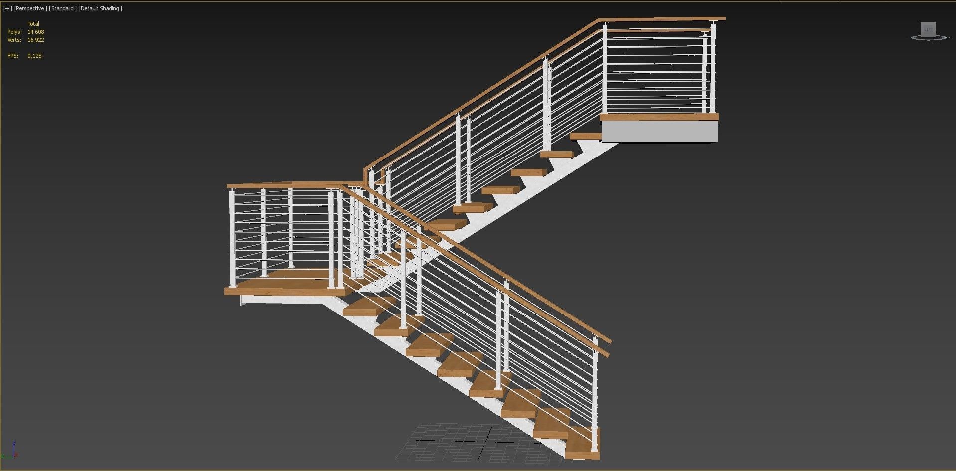 Stair 6 3D model_9