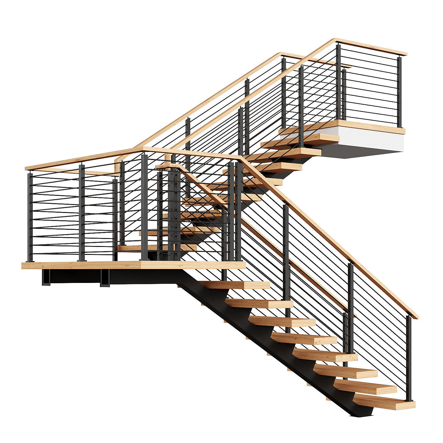 Stair 6 3D model_2