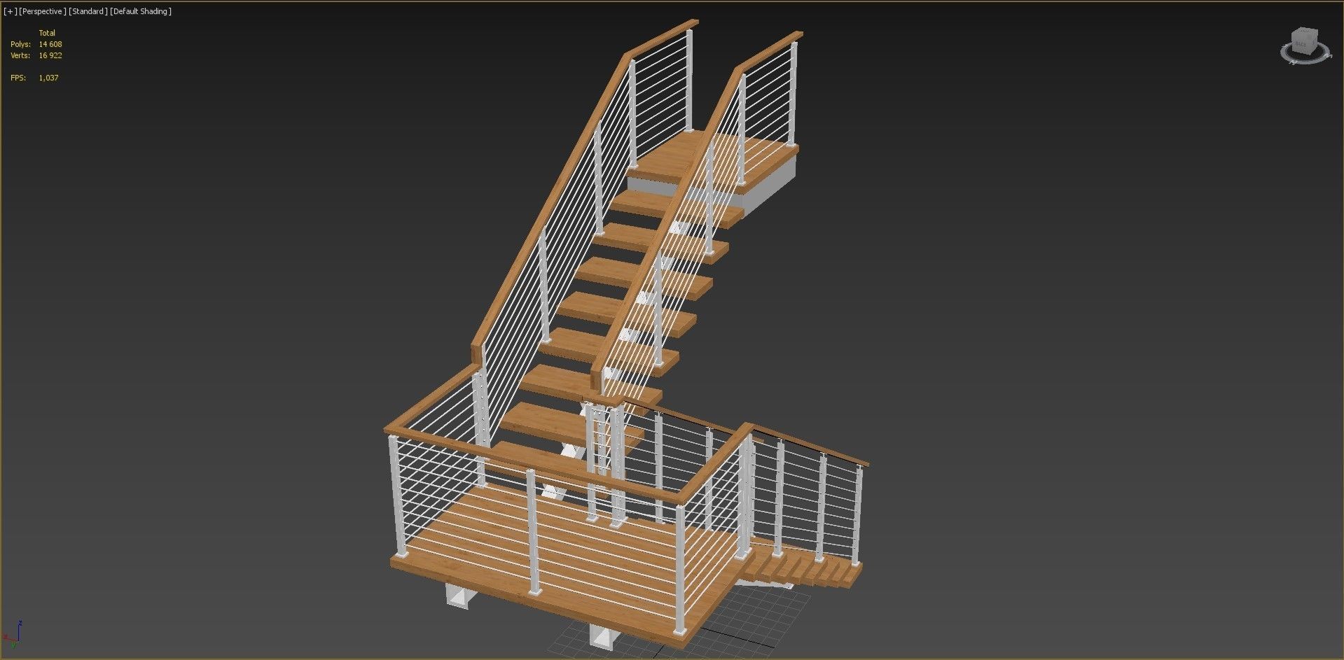 Stair 6 3D model_7