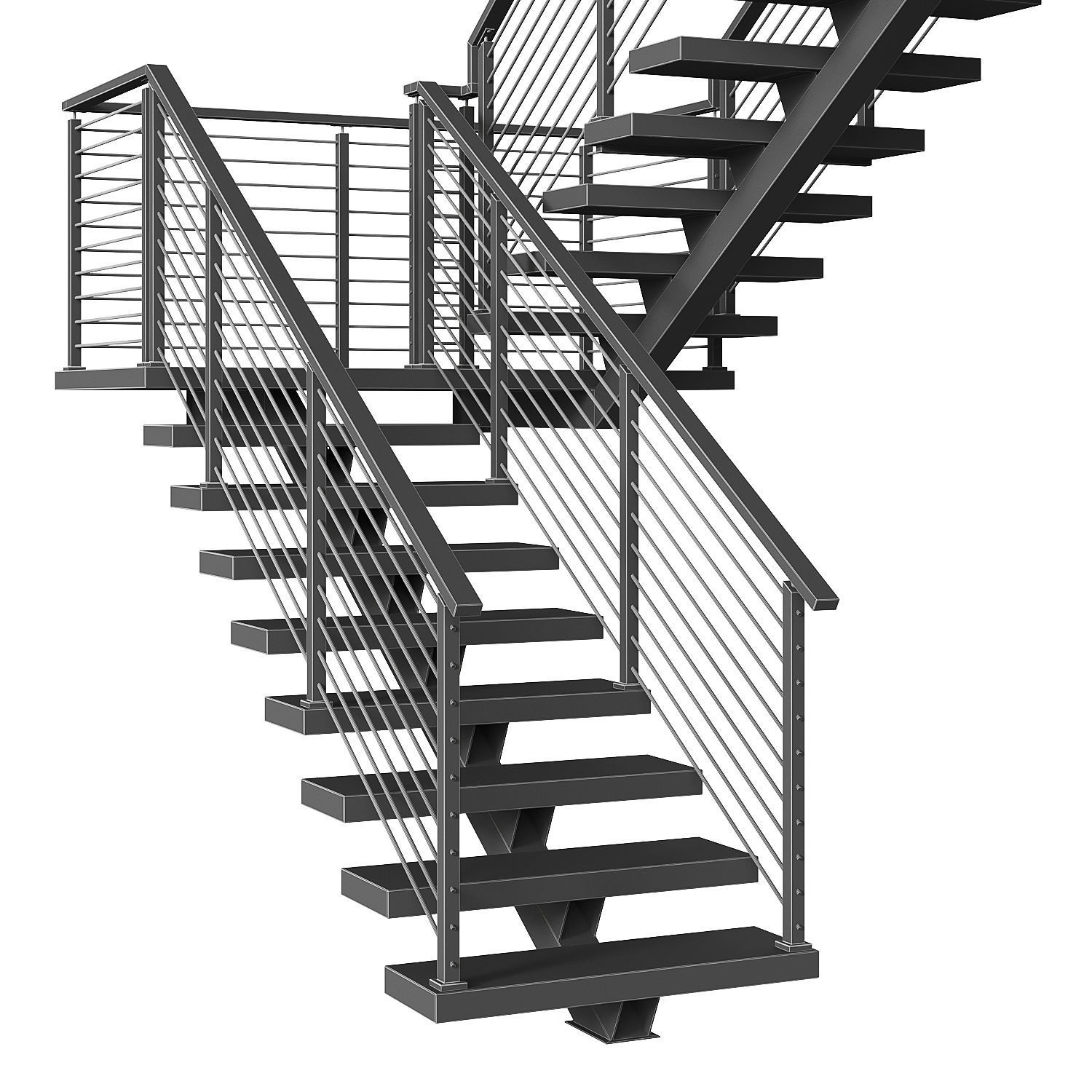 Stair 6 3D model_4