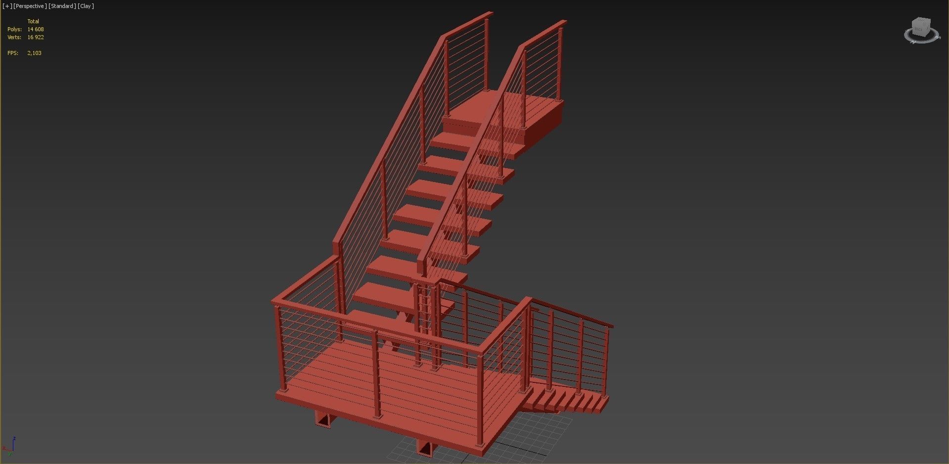 Stair 6 3D model_14