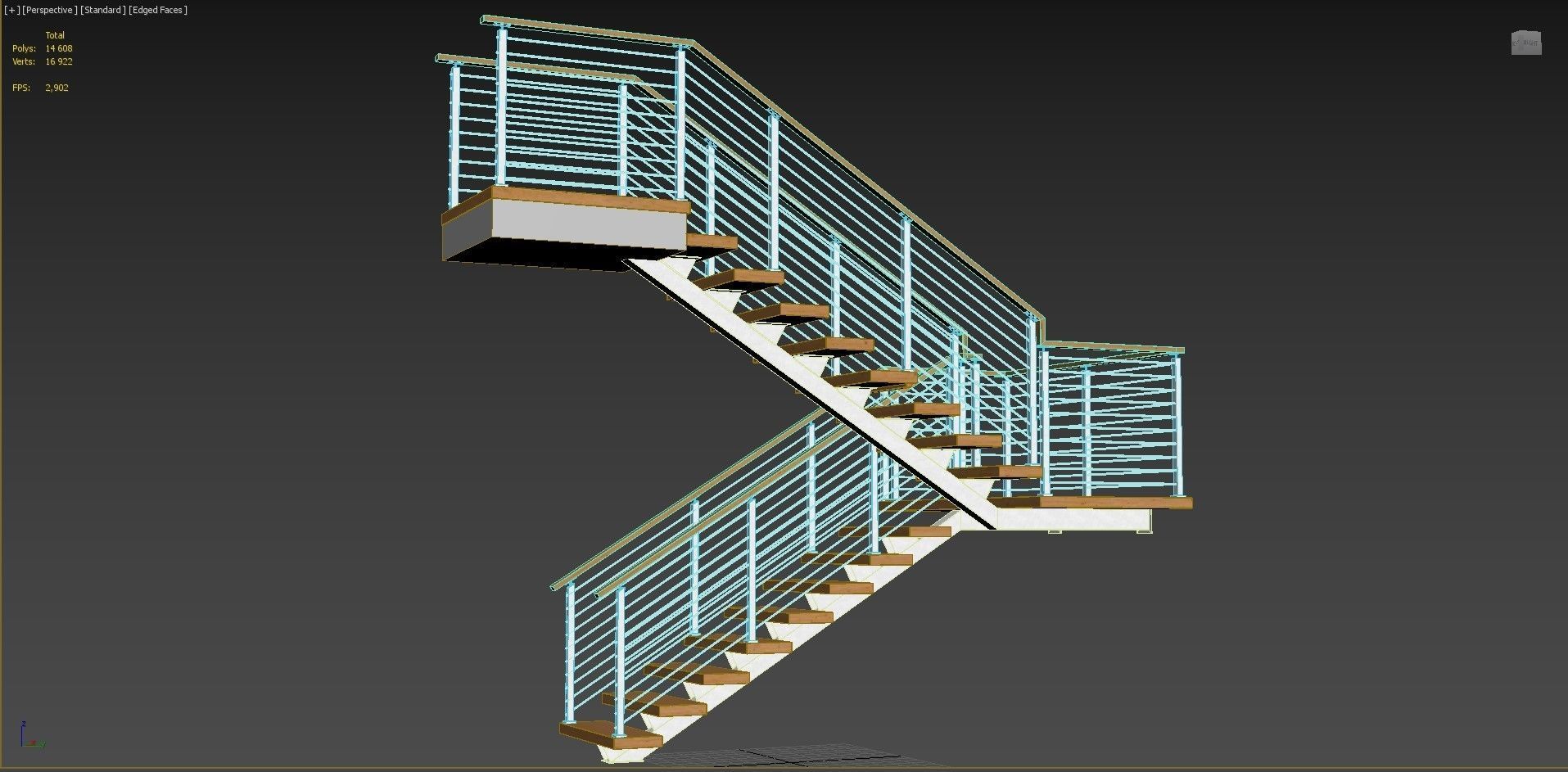 Stair 6 3D model_12