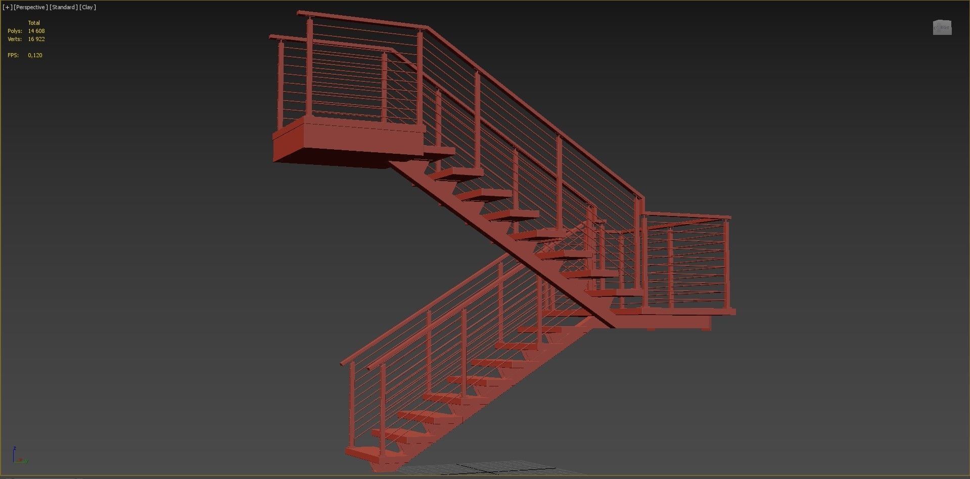 Stair 6 3D model_16