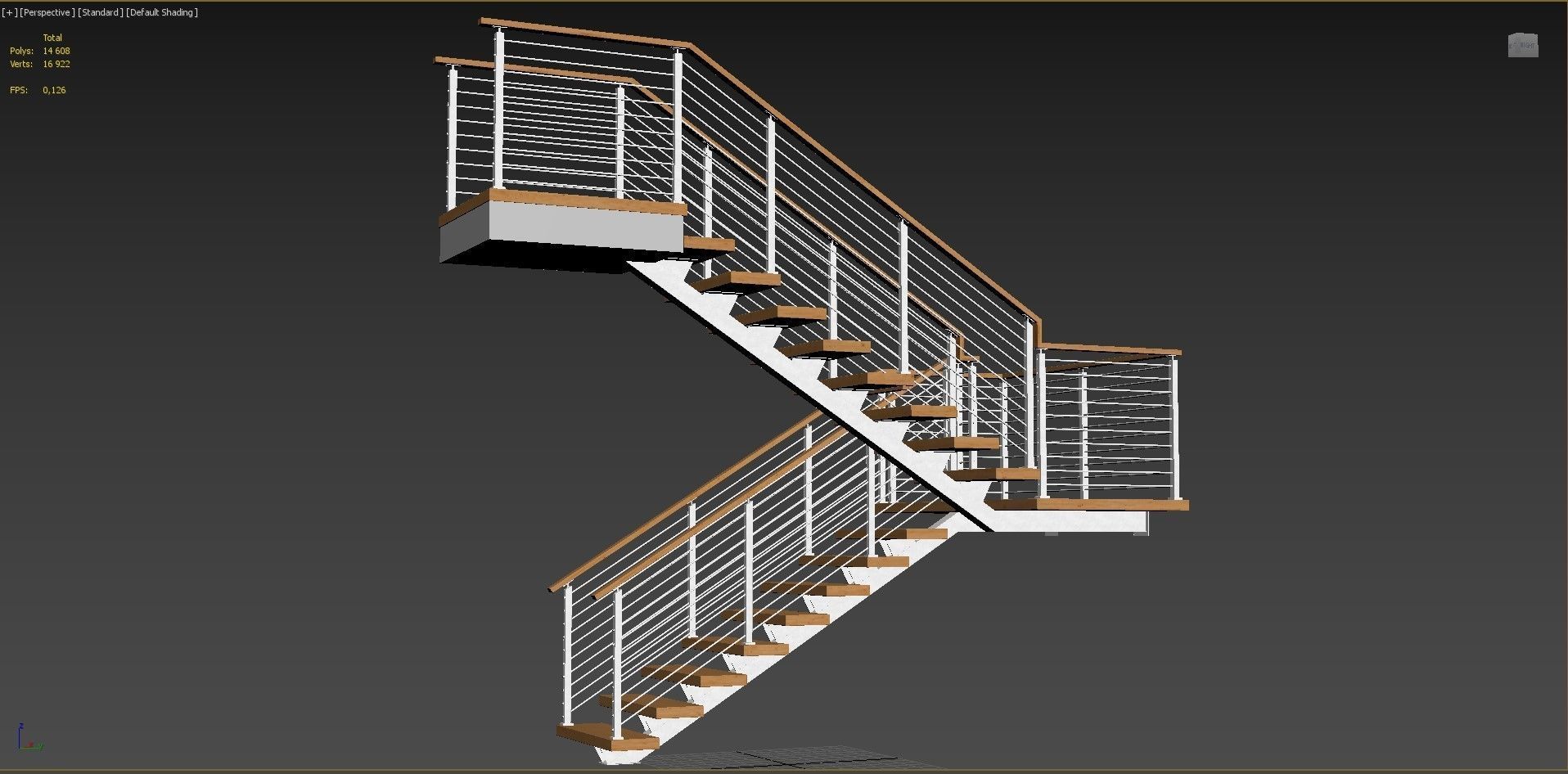 Stair 6 3D model_8