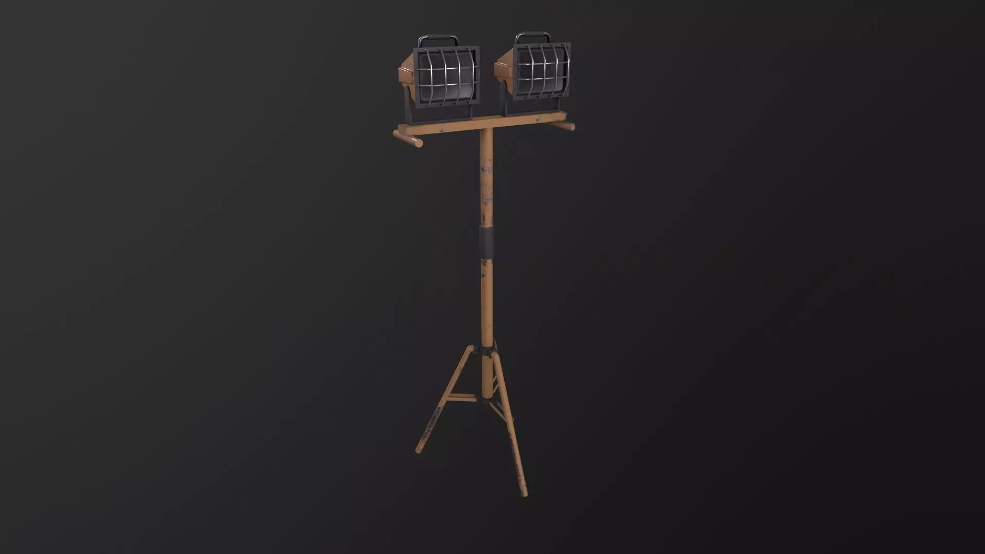 Work Light Tripod 3D Model Low-poly 3D model_0