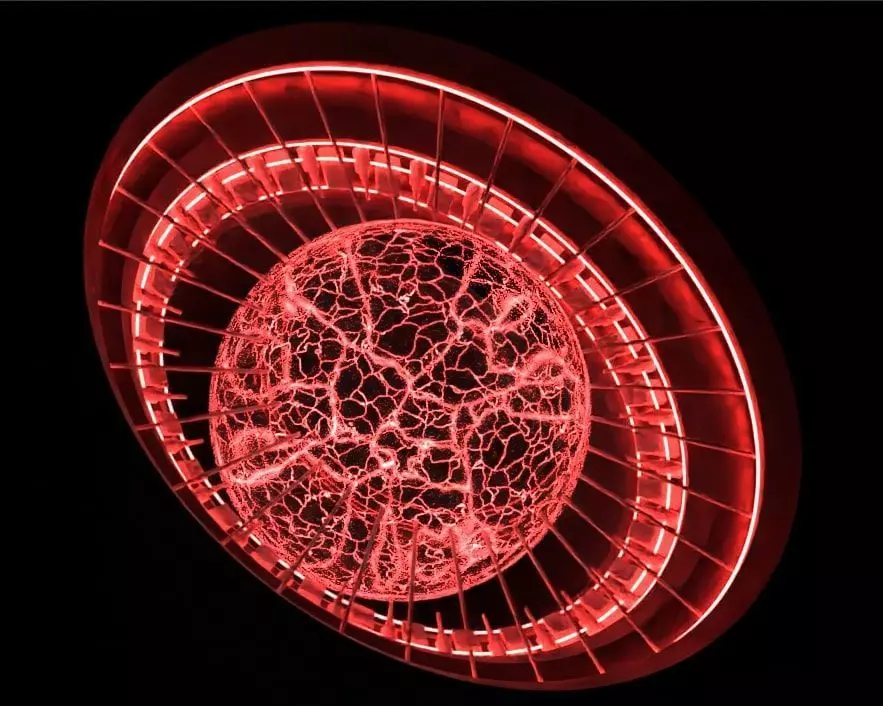 Charged Ball 3D model_0