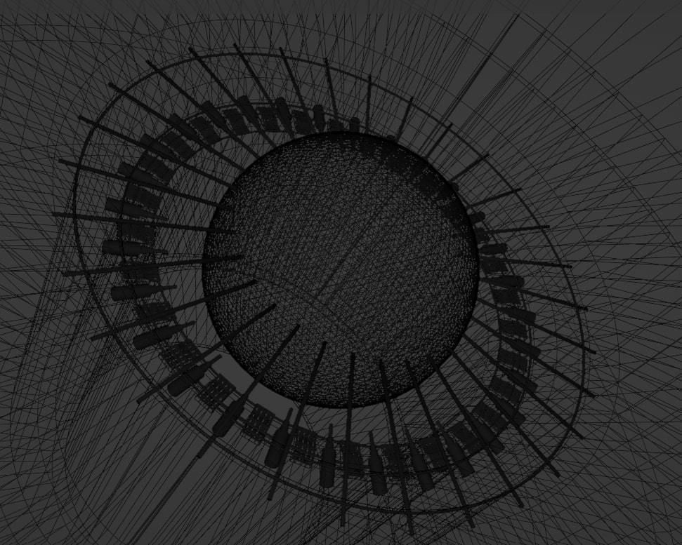 Charged Ball 3D model_2