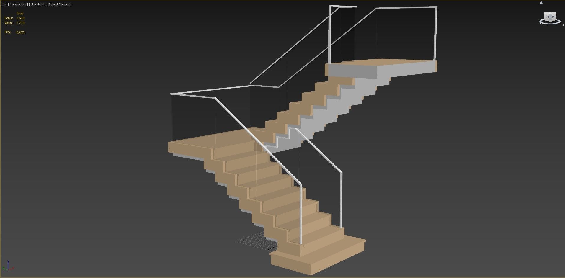 Stair 8 3D model_5