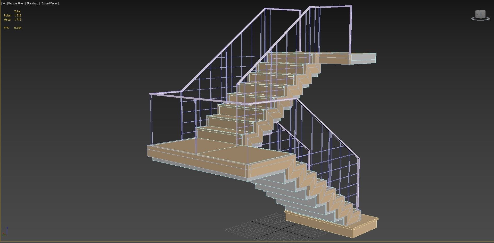 Stair 8 3D model_9