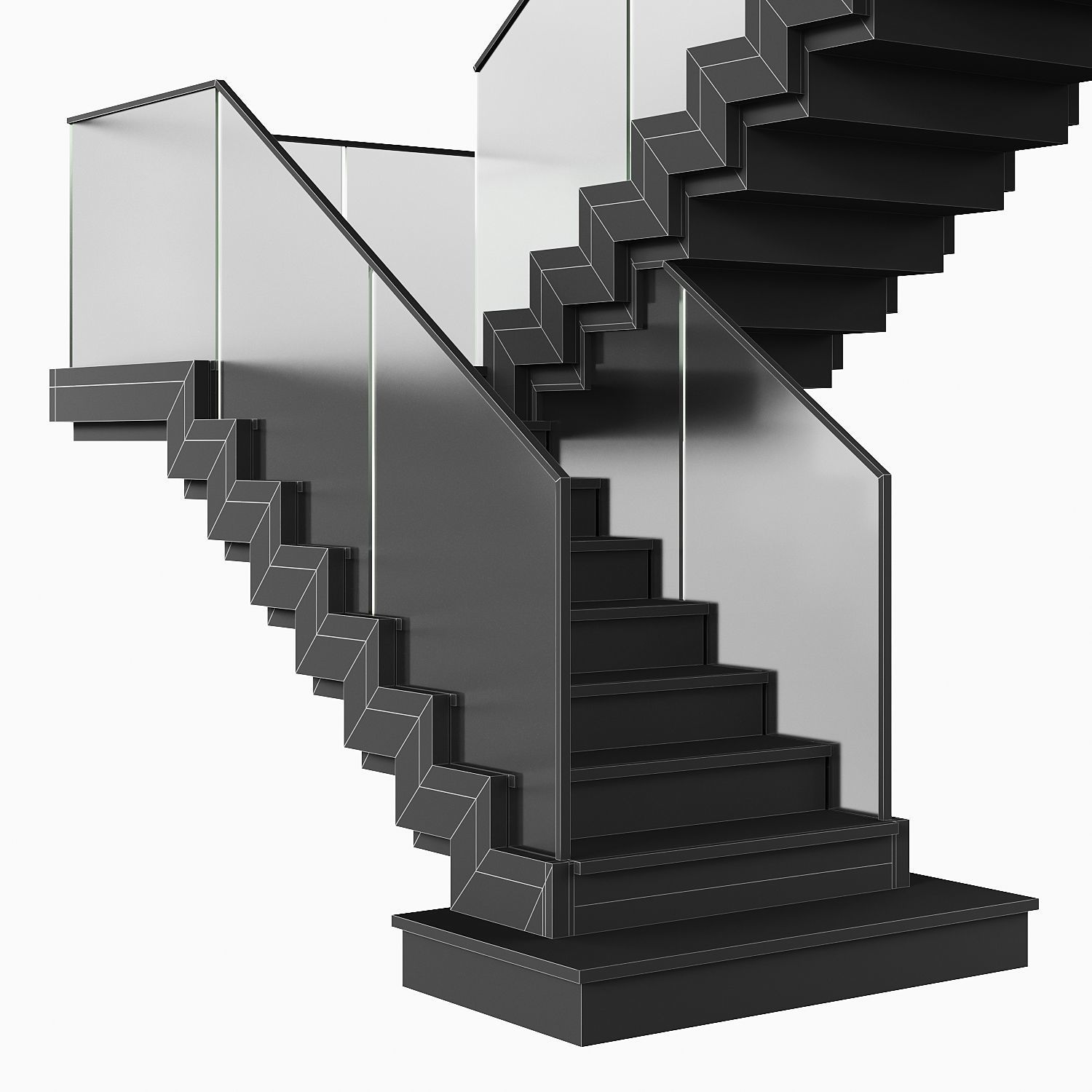 Stair 8 3D model_3