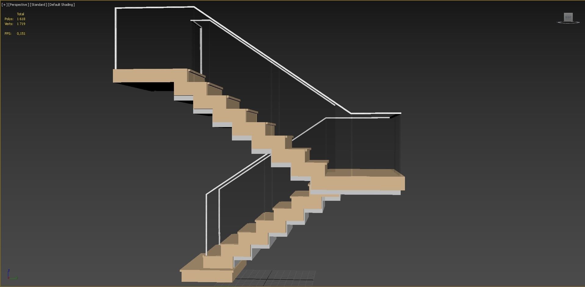 Stair 8 3D model_6