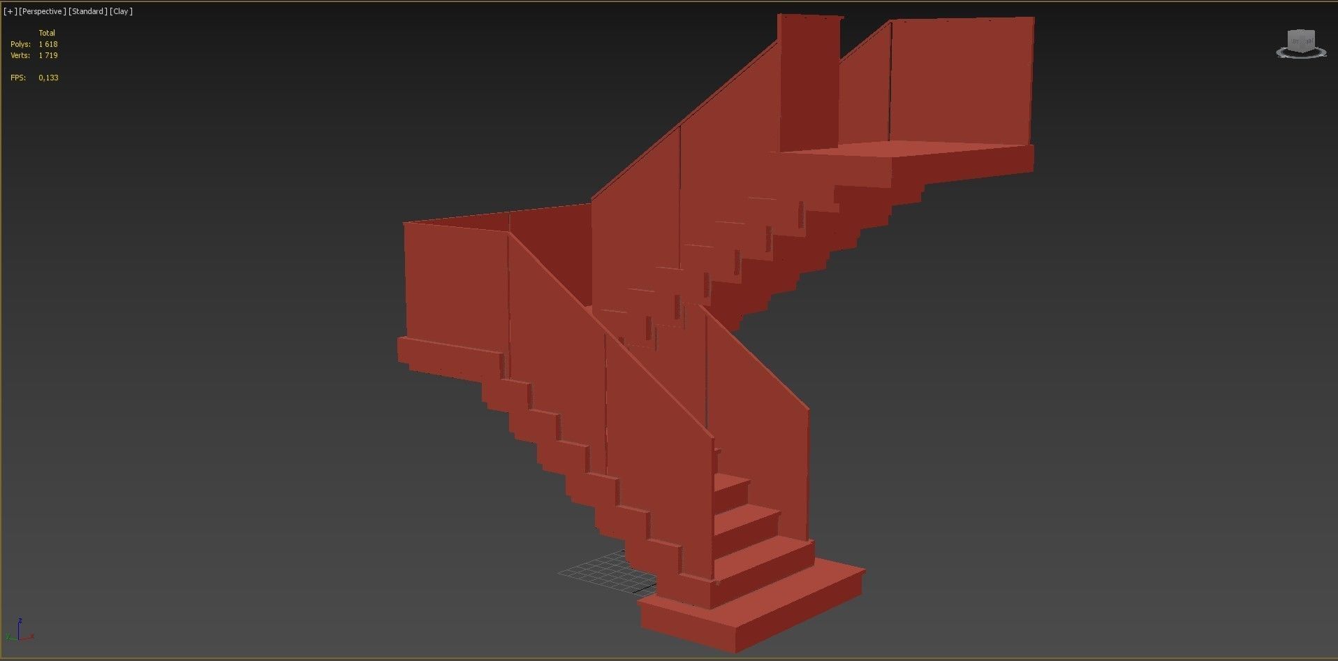 Stair 8 3D model_12